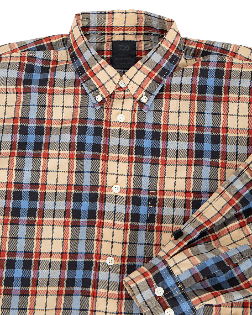 Daiwa Pier39 Tech Button Down Shirt, Tartan Plaids