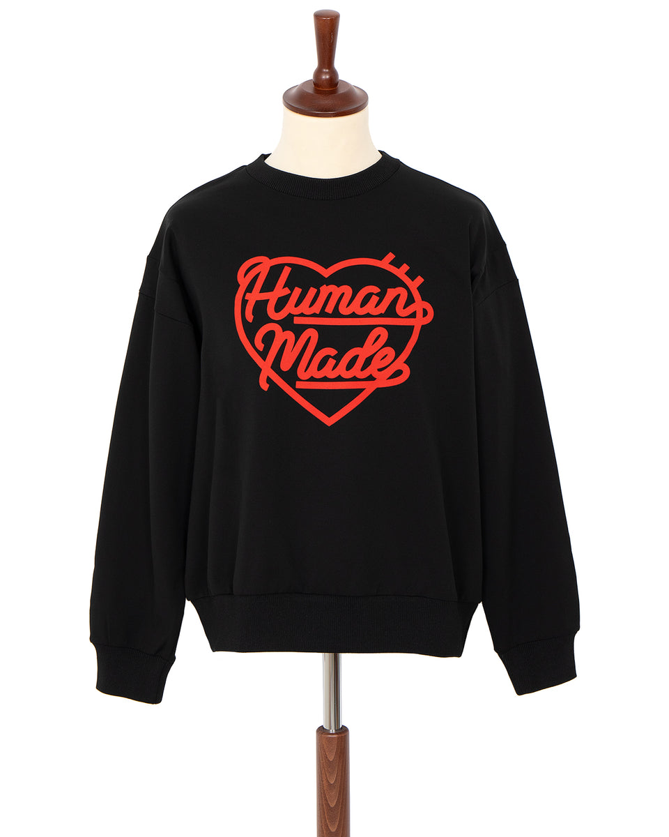 Human Made Crewneck Sweatshirt, Black – Pancho And Lefty - Online