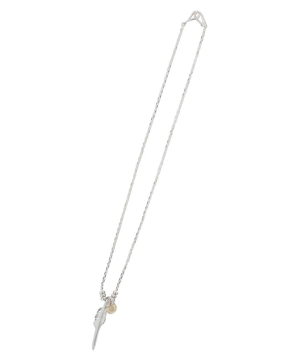 Larry Smith Kazekiri Feather Necklace, 60cm - Panchoandlefty.se 