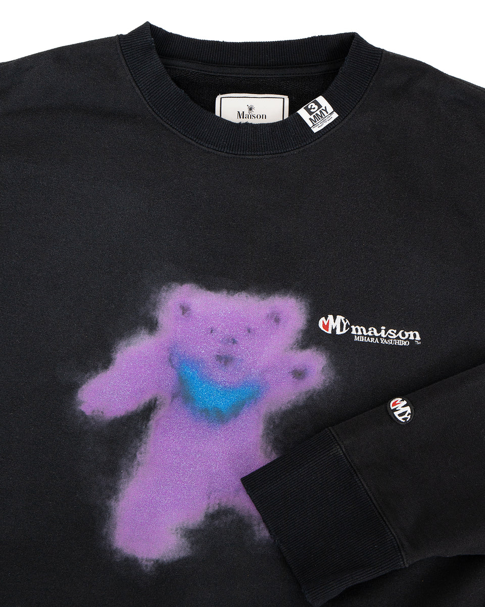 Maison Mihara Yasuhiro Bear Sweatshirt, Black – Pancho And Lefty