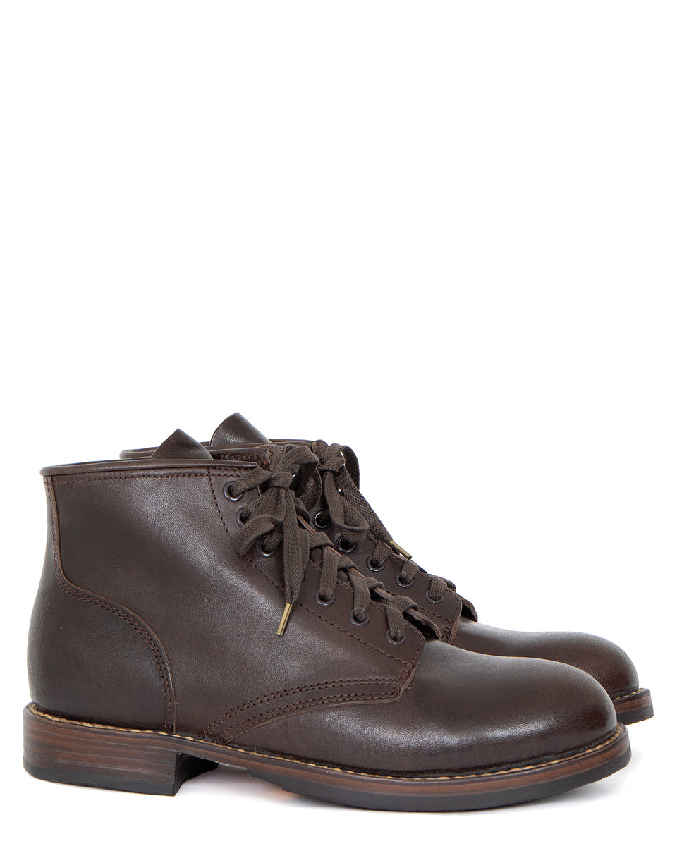 Visvim Brigadier Boots-Folk, Dark Brown - Pancho and Lefty Online 