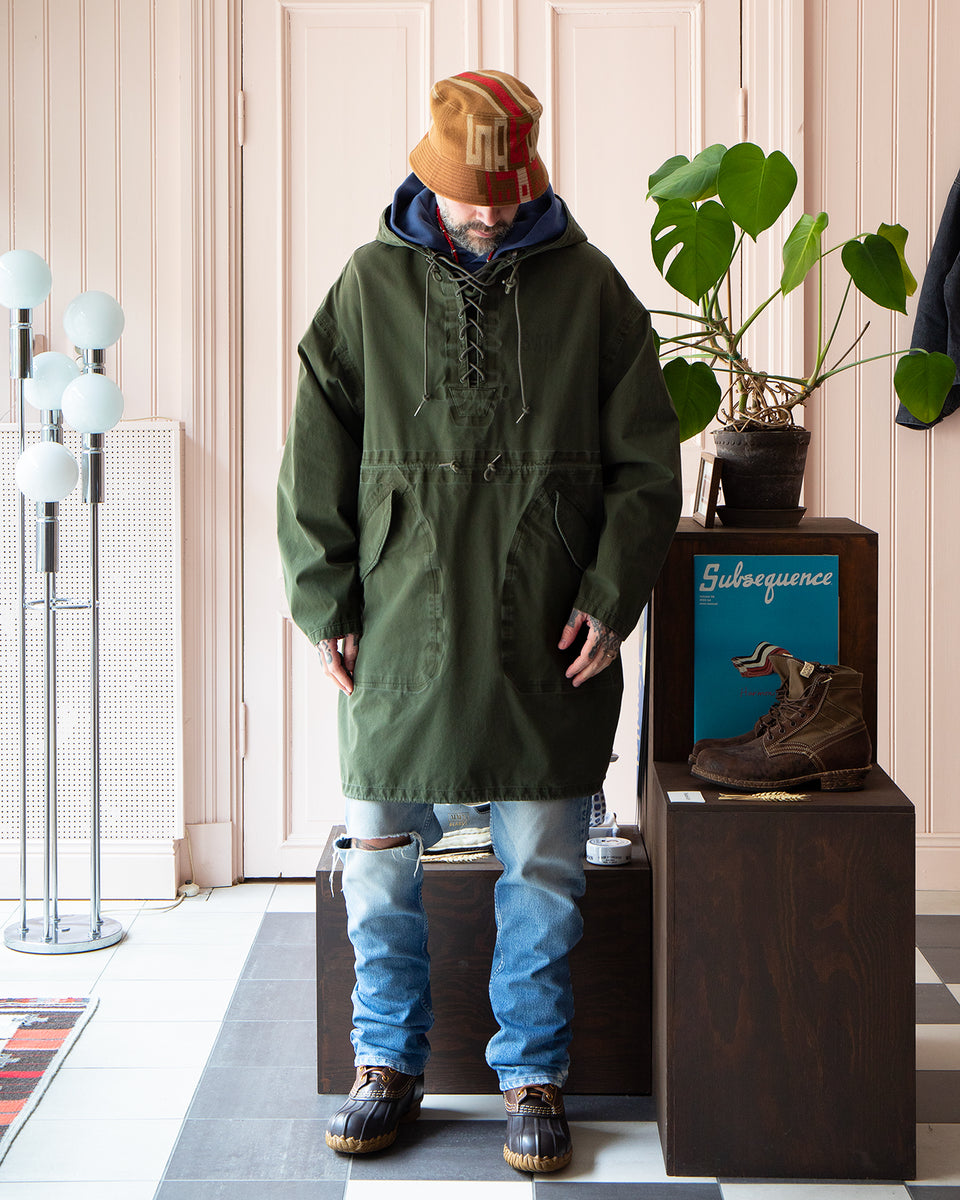 Visvim Chinook Poncho 3L, Damaged, Khaki – Pancho And Lefty