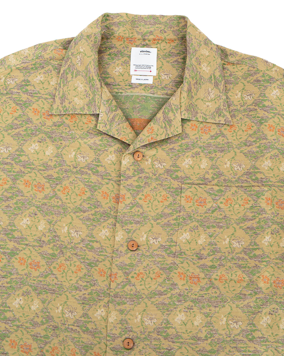 Visvim Copa Shirt, Jacquard (Silk), Beige