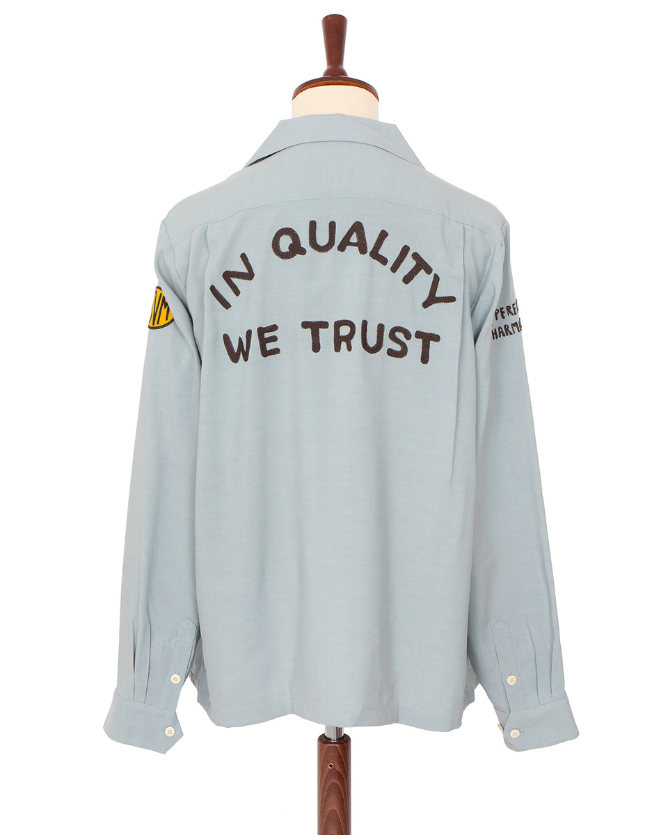 Visvim Keesey G.S. Shirt L/S I.Q.W.T. Grey