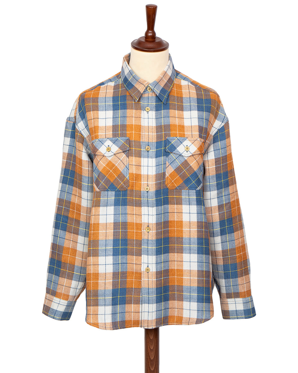 Visvim Lumber Check L/S, Orange