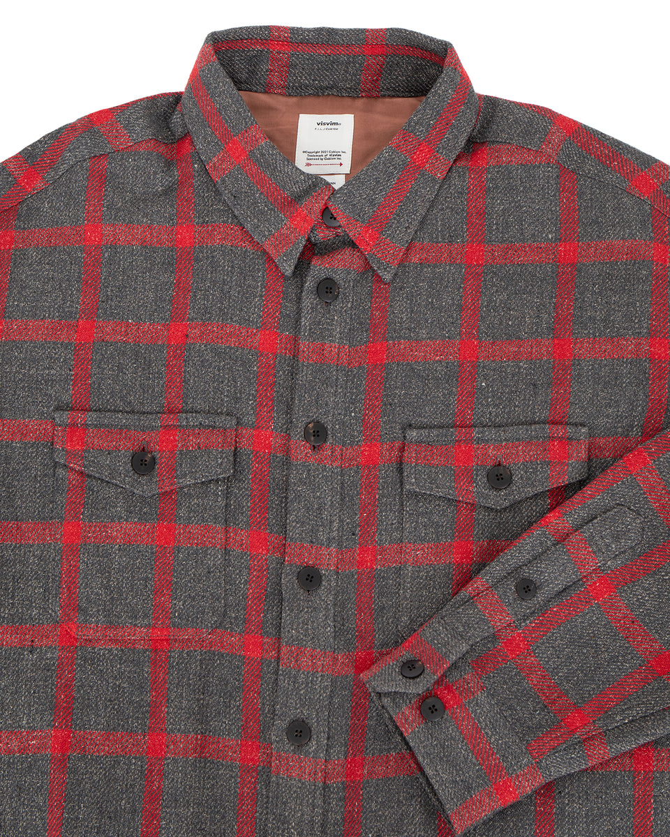 Visvim Lumber Shirt L/S, Charcoal