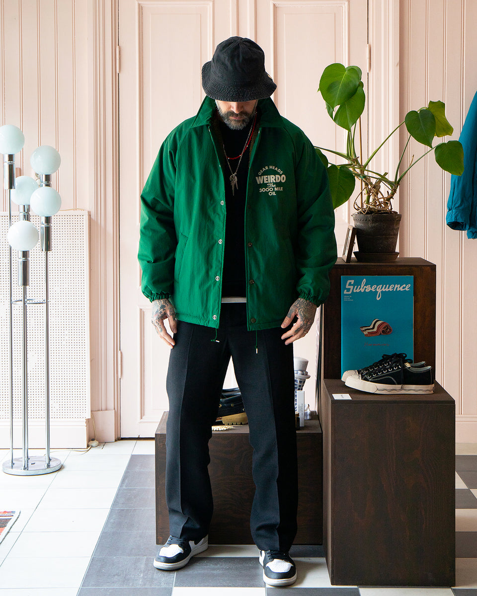 green coach jacket