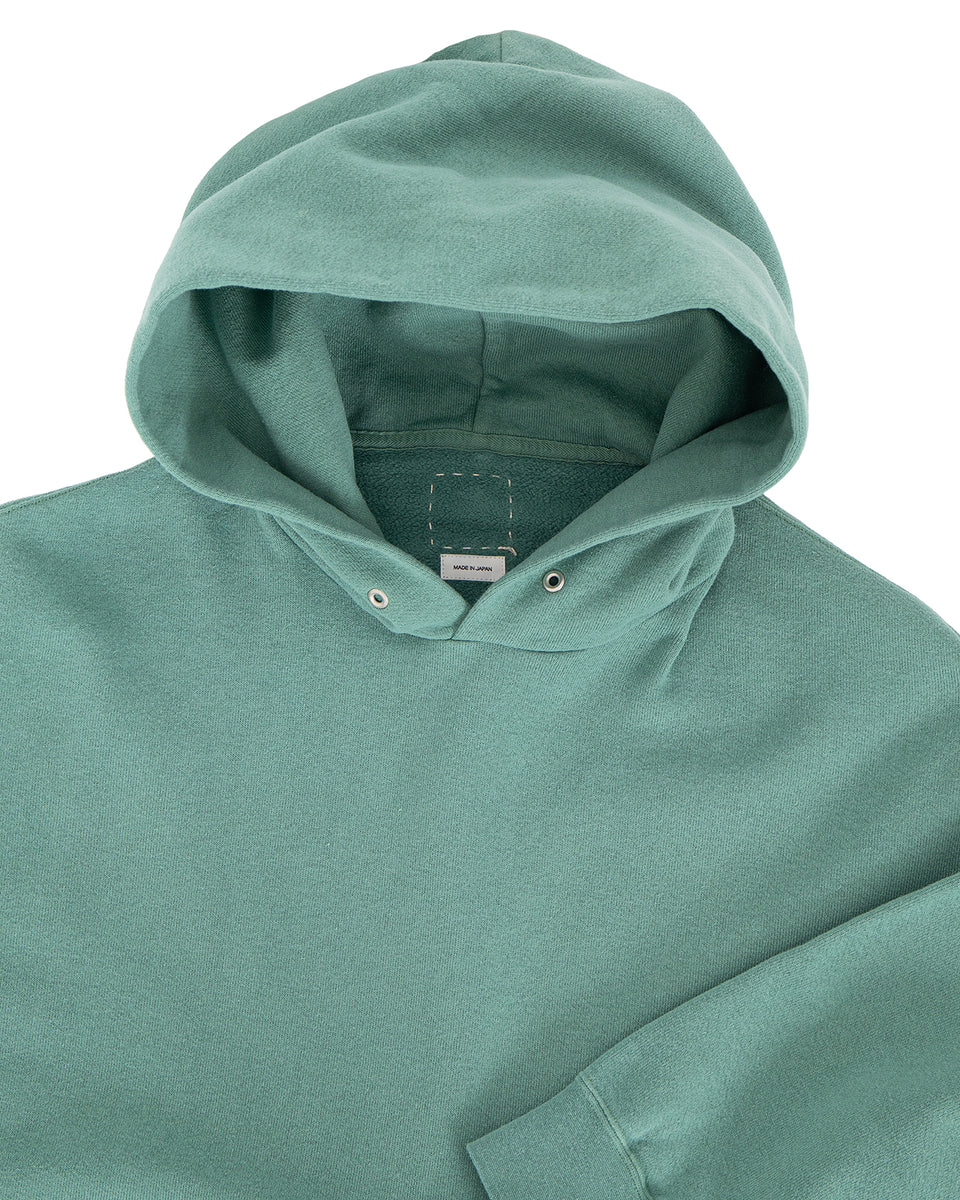 Visvim Jumbo SB Hoodie P.O, Uneven Dye, Green