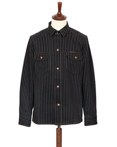 Indigofera Copeland Jacket, Black Wabash Selvage