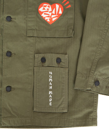 Human Made Military Shirt, Olive Drab