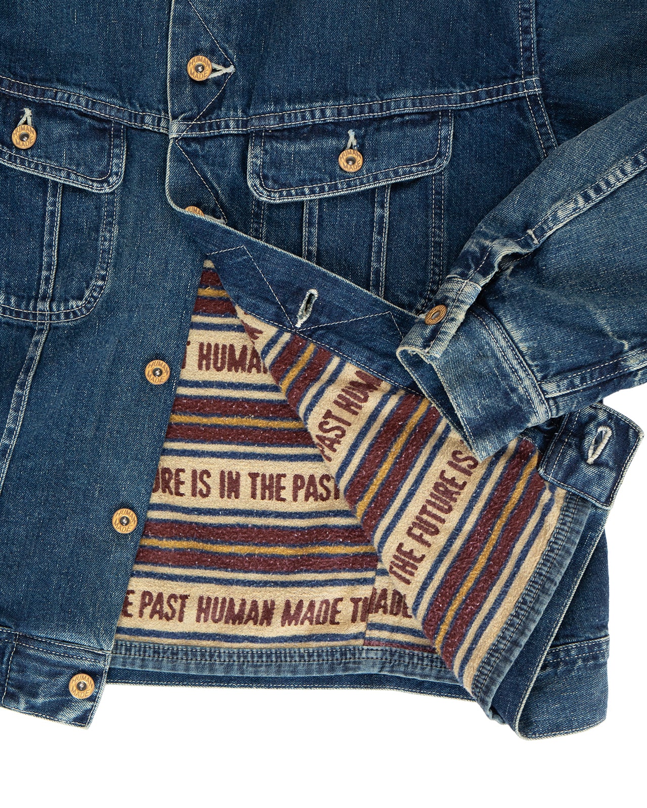 Human Made Blanket Lined Denim Work Jacket