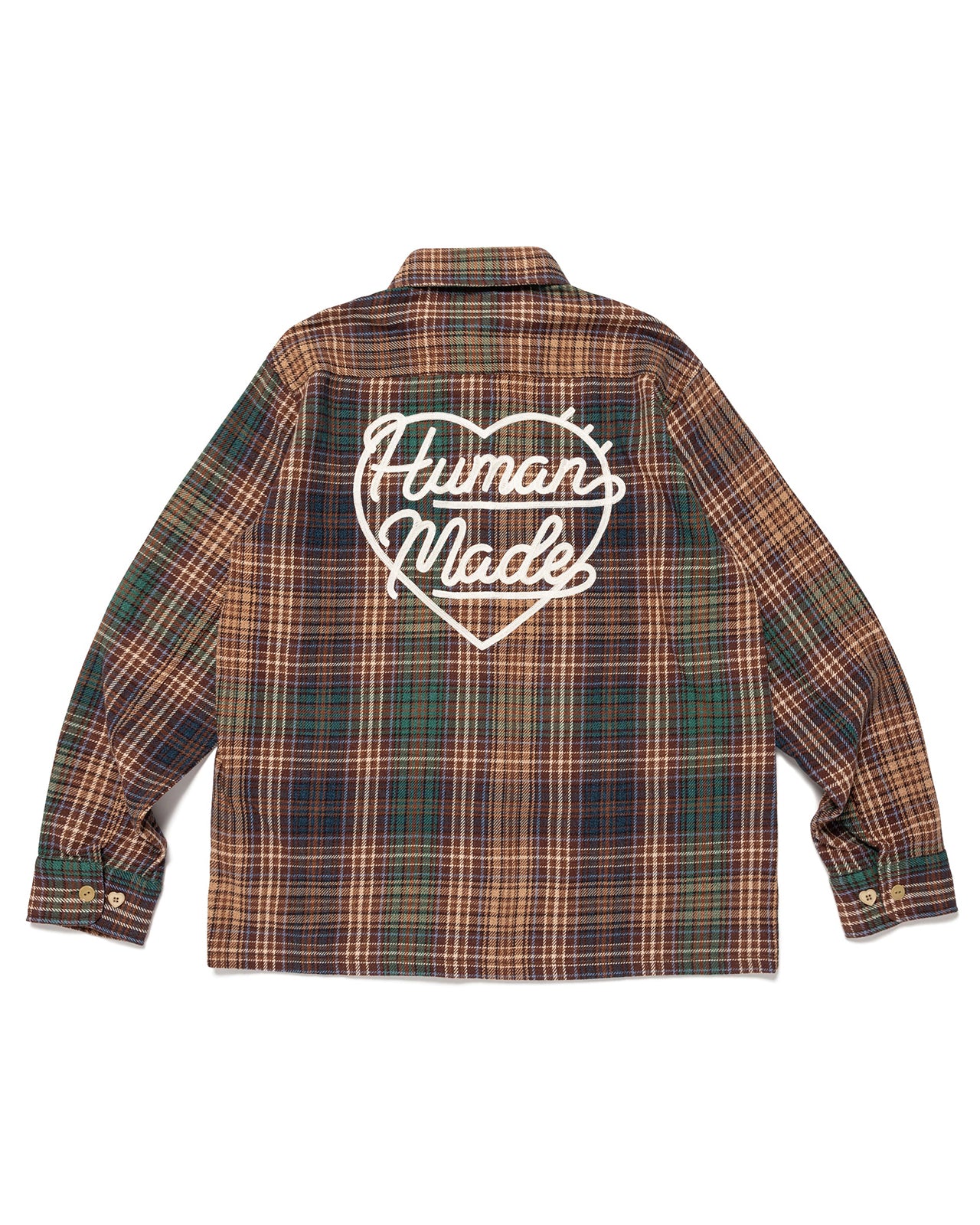 Human Made Check Shirt, Brown