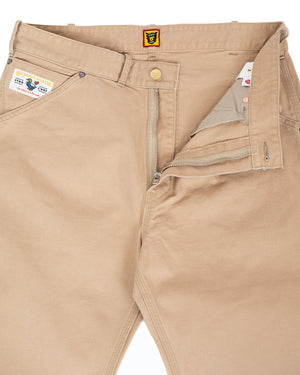 Human Made Washed Duck Work Pants, Beige