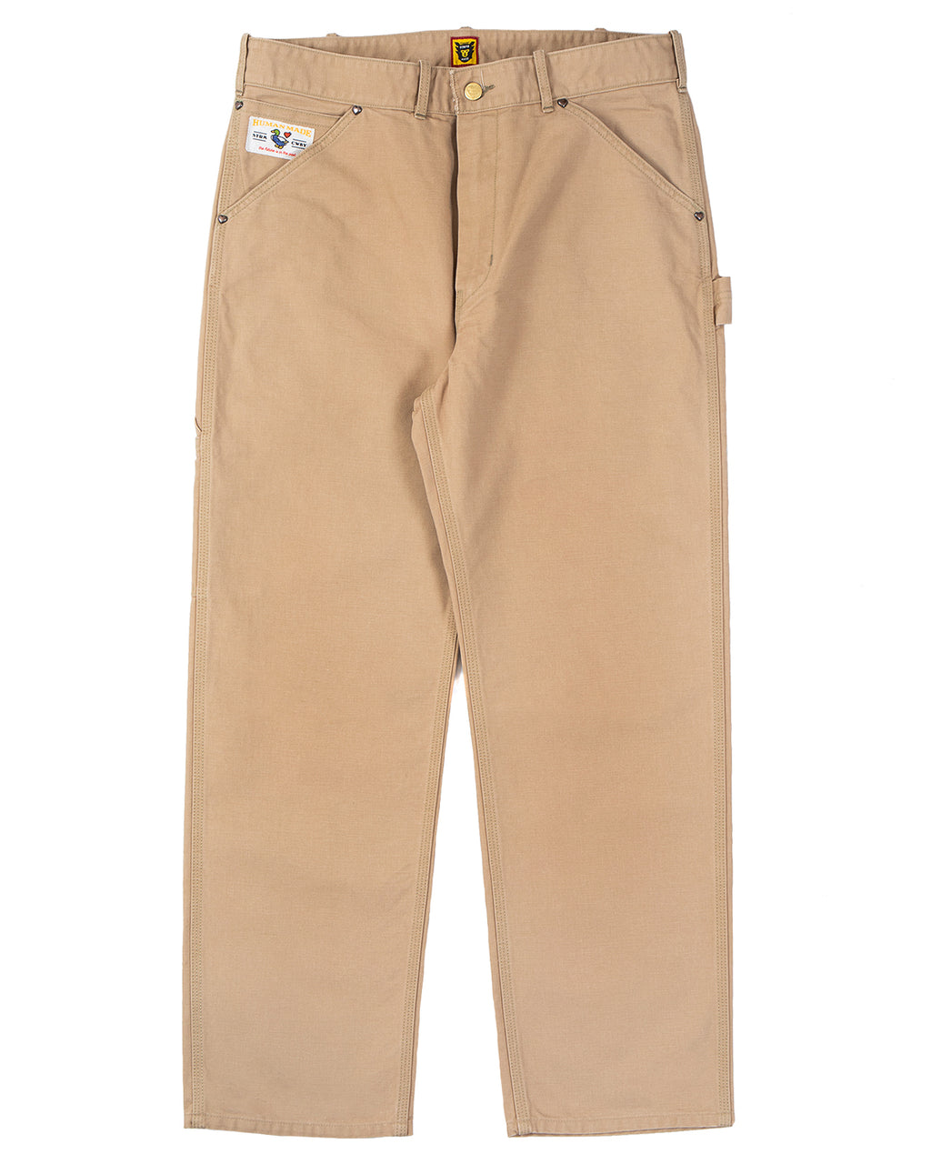 Human Made Washed Duck Work Pants, Beige