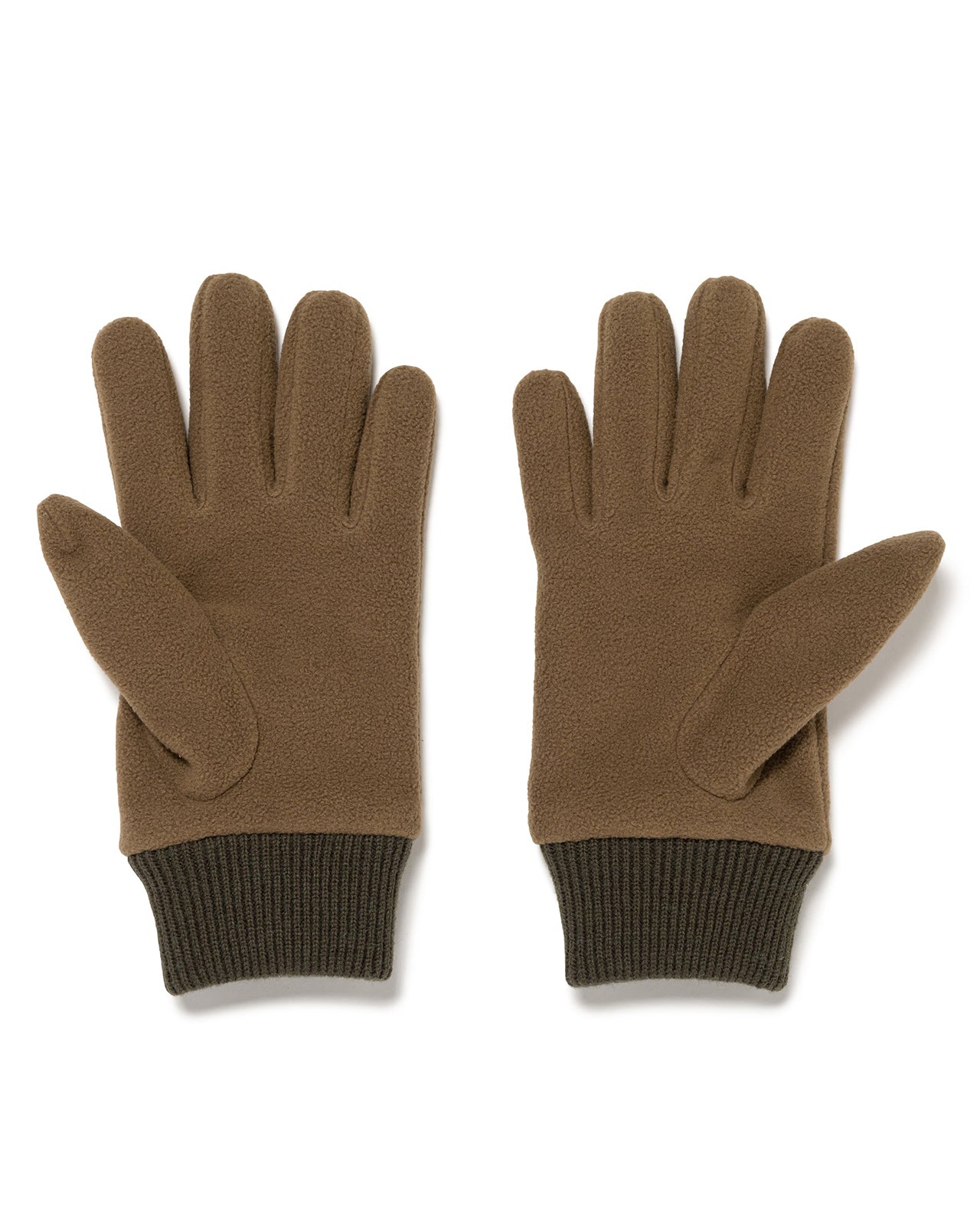 Human Made Fleece Gloves, Olive Drab