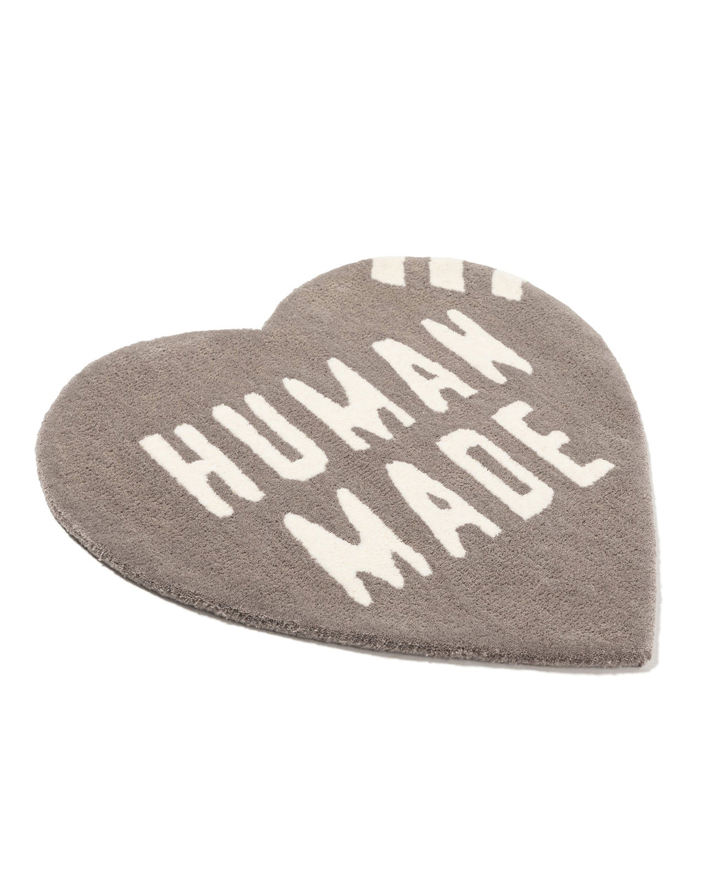 Human Made Heart Rug, Medium, Gray