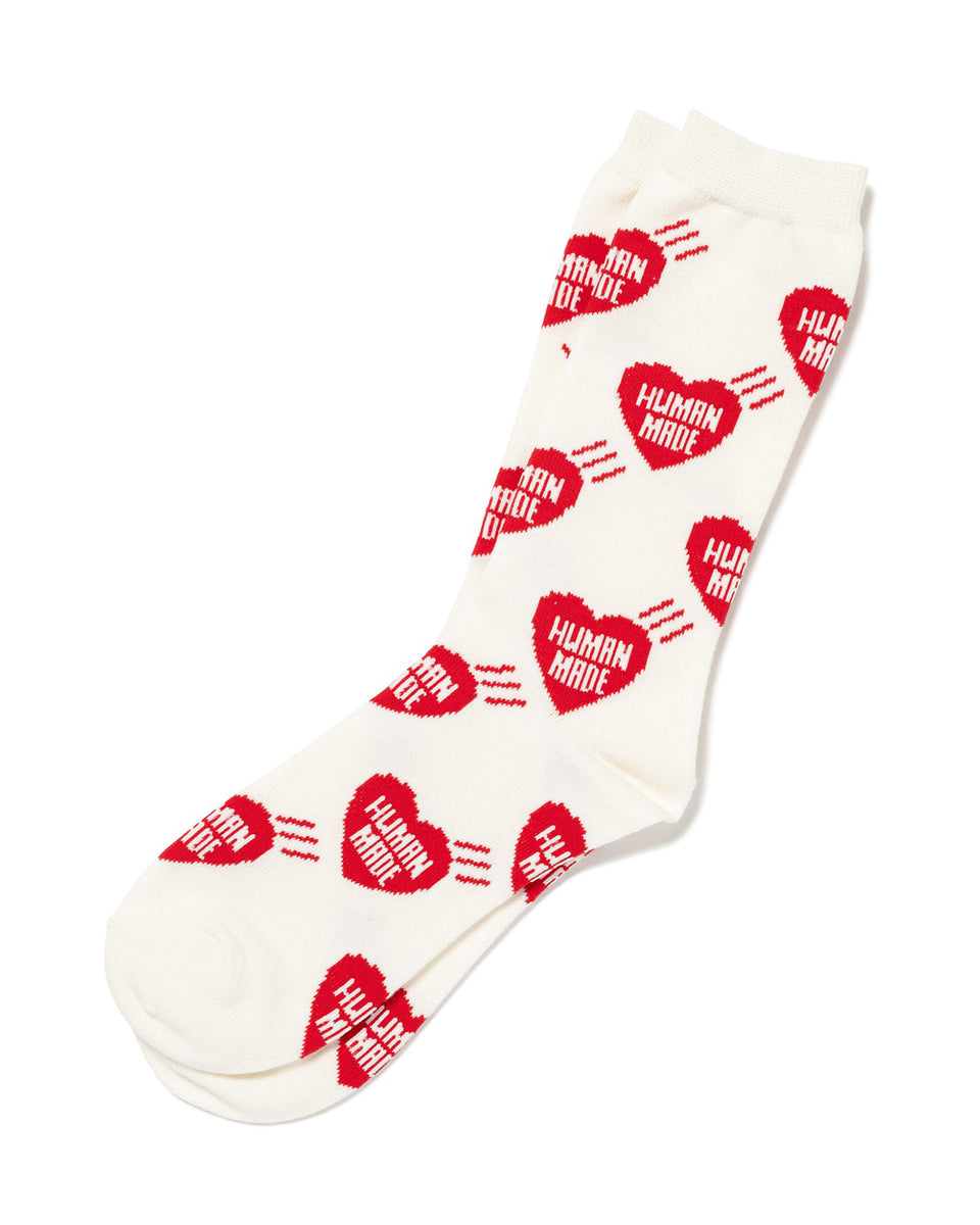 Human Made Heart Socks, Red