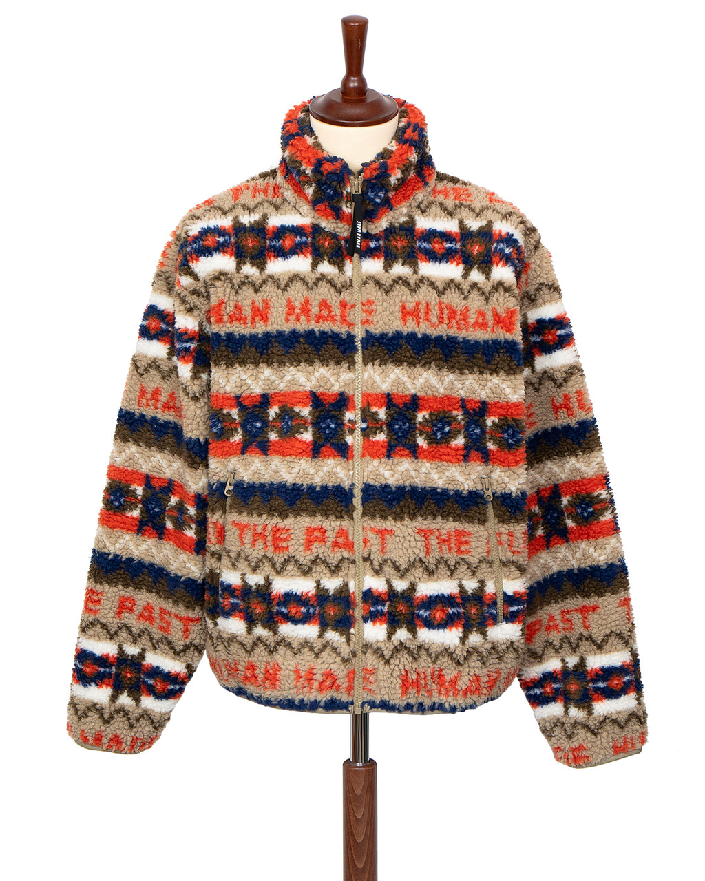 Human Made Nordic Fleece Jacket, Beige