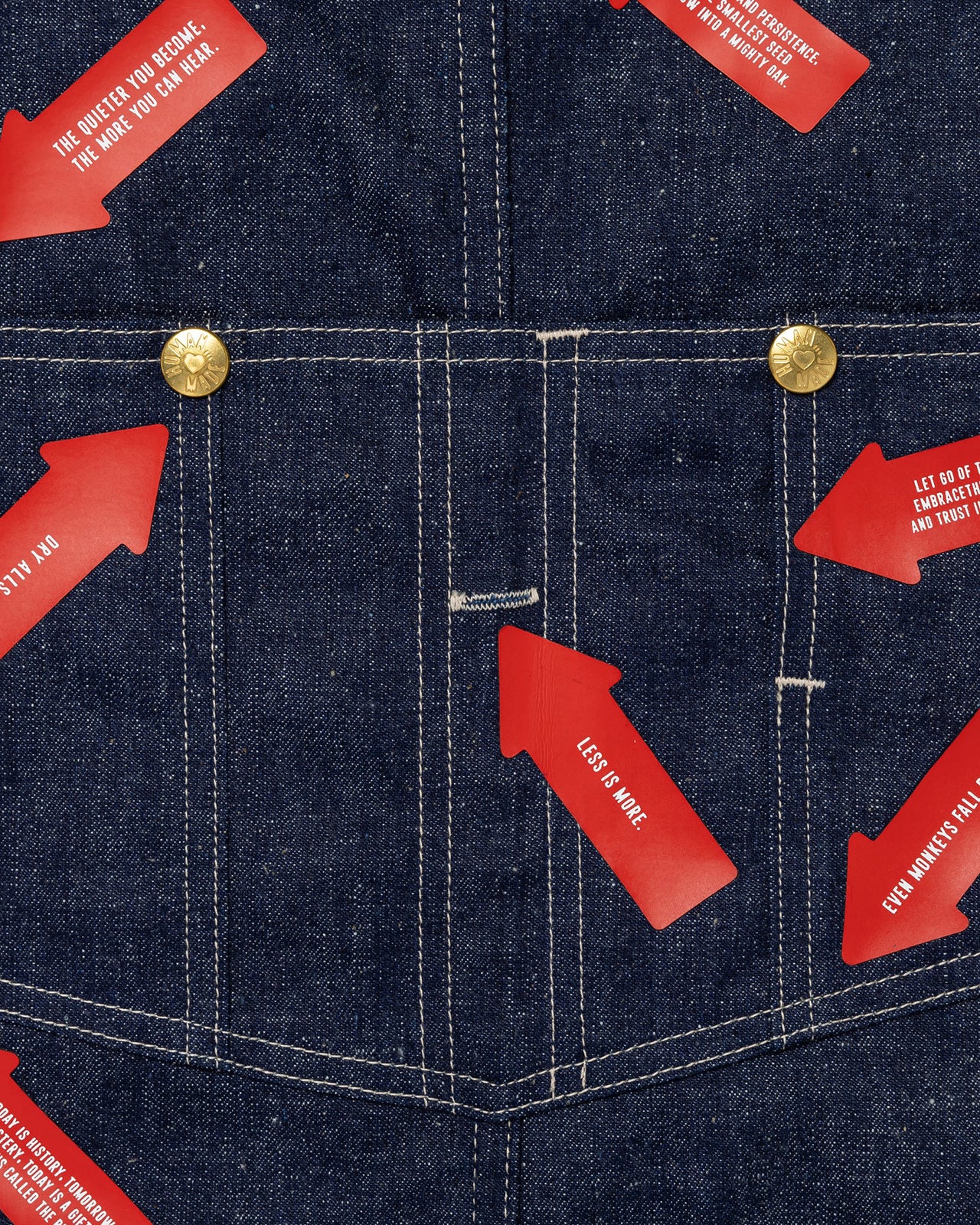 Human Made Embellished Denim Overall