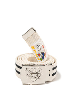 Human Made Web Belt, White