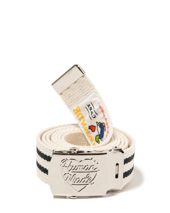 Human Made Web Belt, White