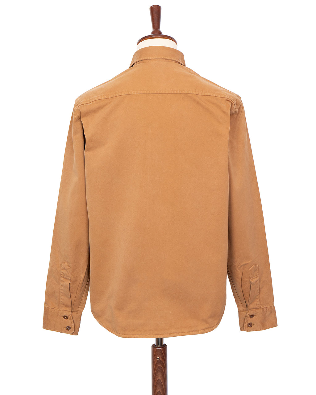 Indigofera Alamo Shirt, Cotton Twill, Brown Sugar