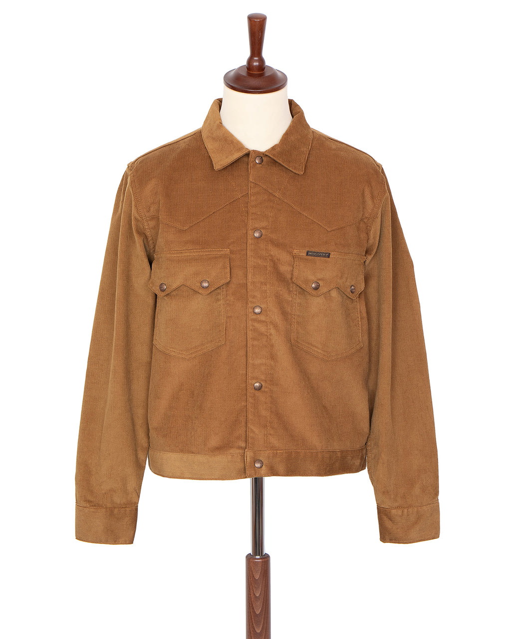 Indigofera Cooper Shirt, 13W Corduroy, Gold