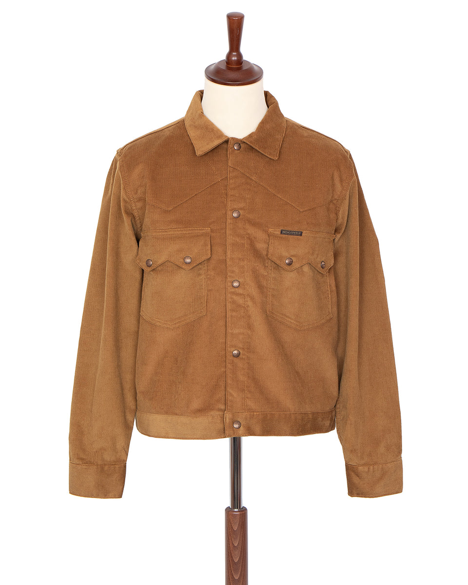 Indigofera Cooper Shirt, 13W Corduroy, Gold