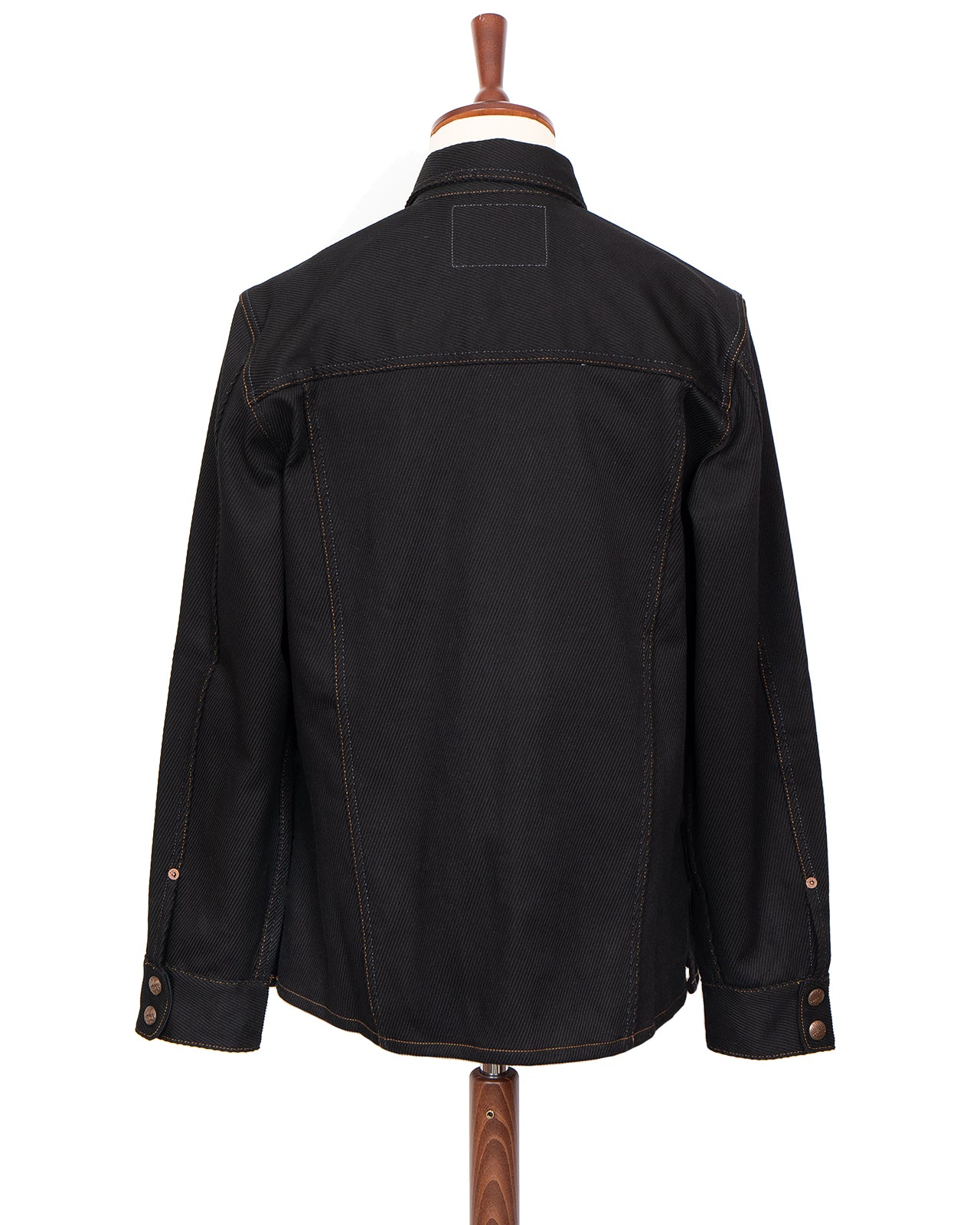 Indigofera Copeland Jacket, Cotton Karsey, Black