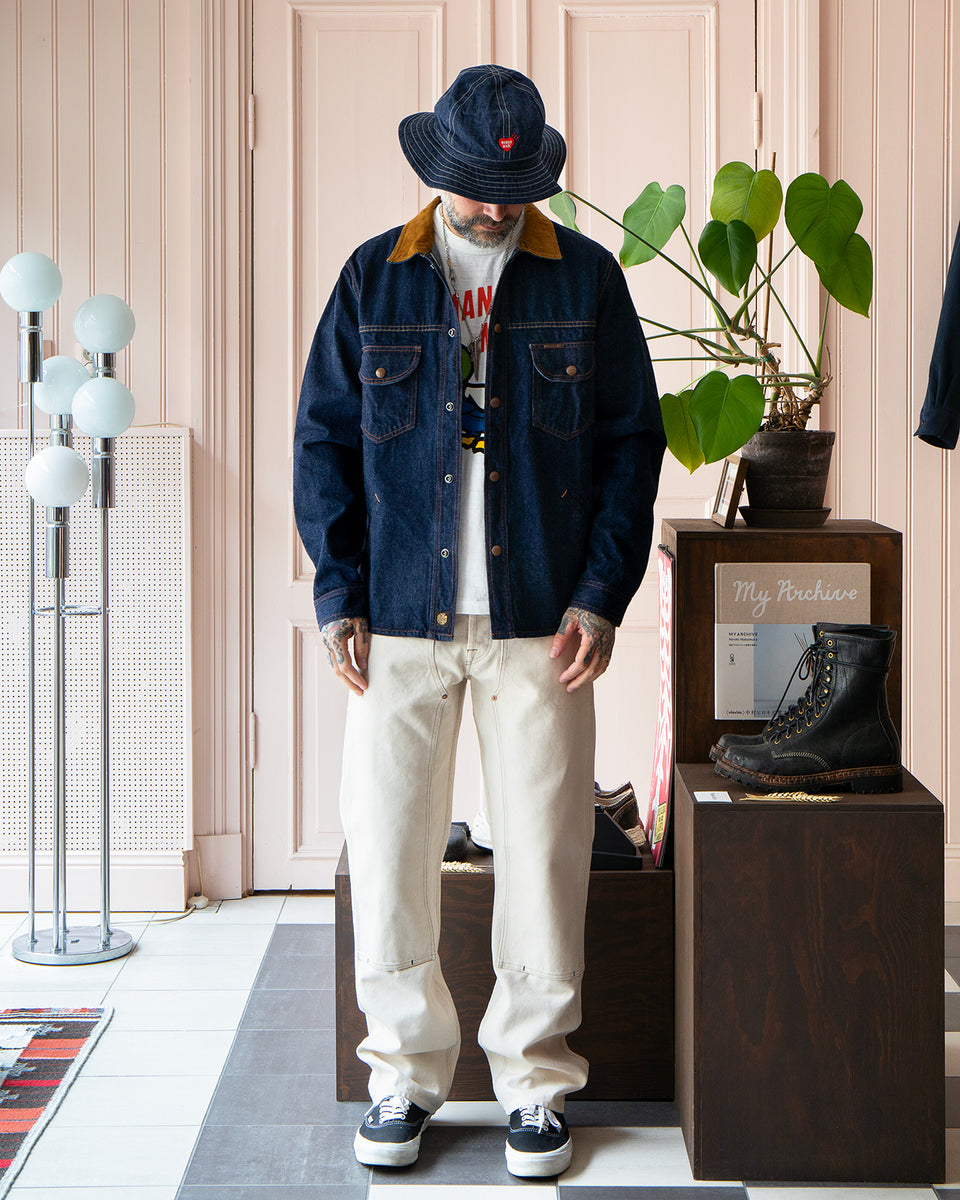 Indigofera Fargo Trucker Jacket, Vintage 70s Denim