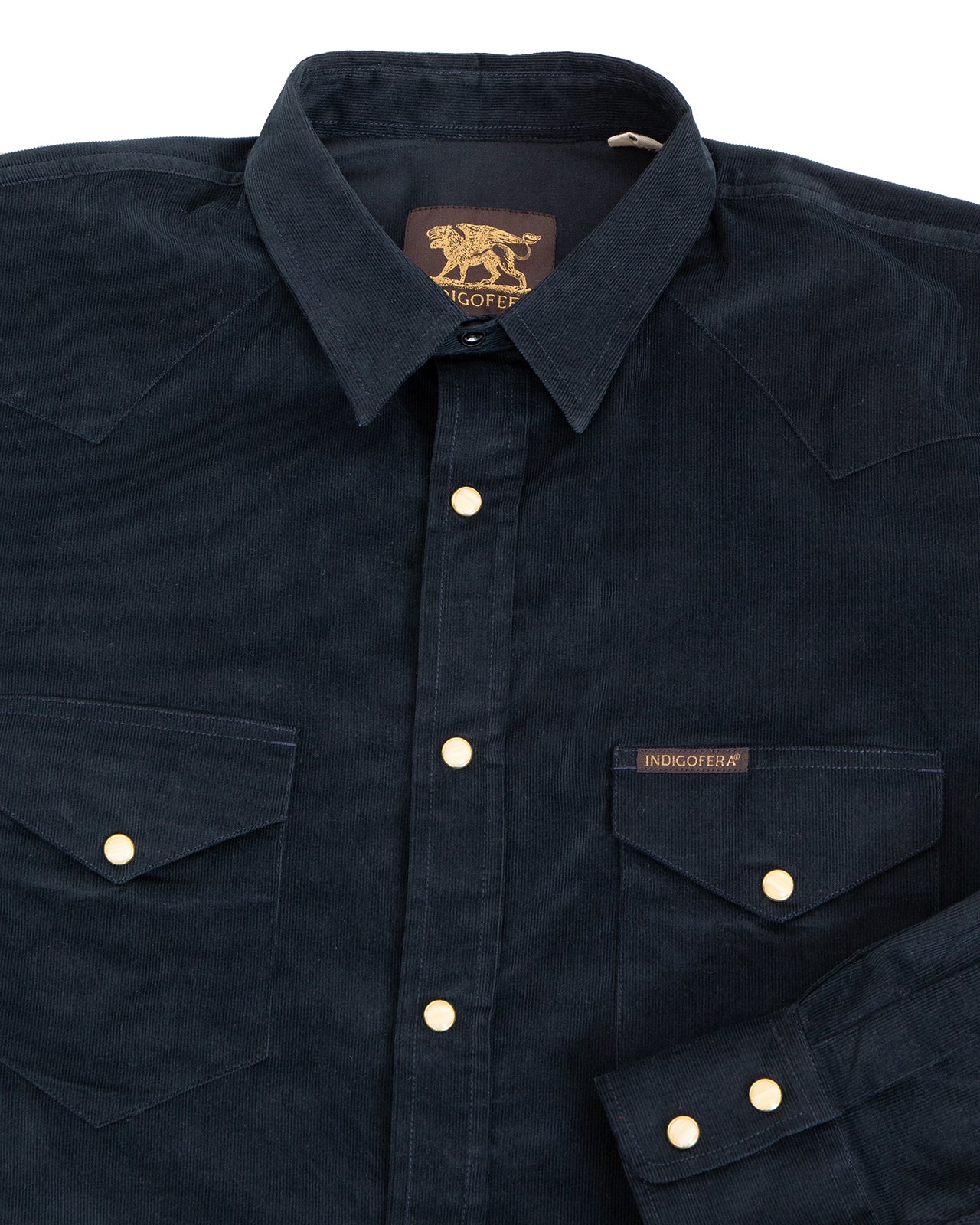 Indigofera Sideras Shirt, Corduroy, Navy