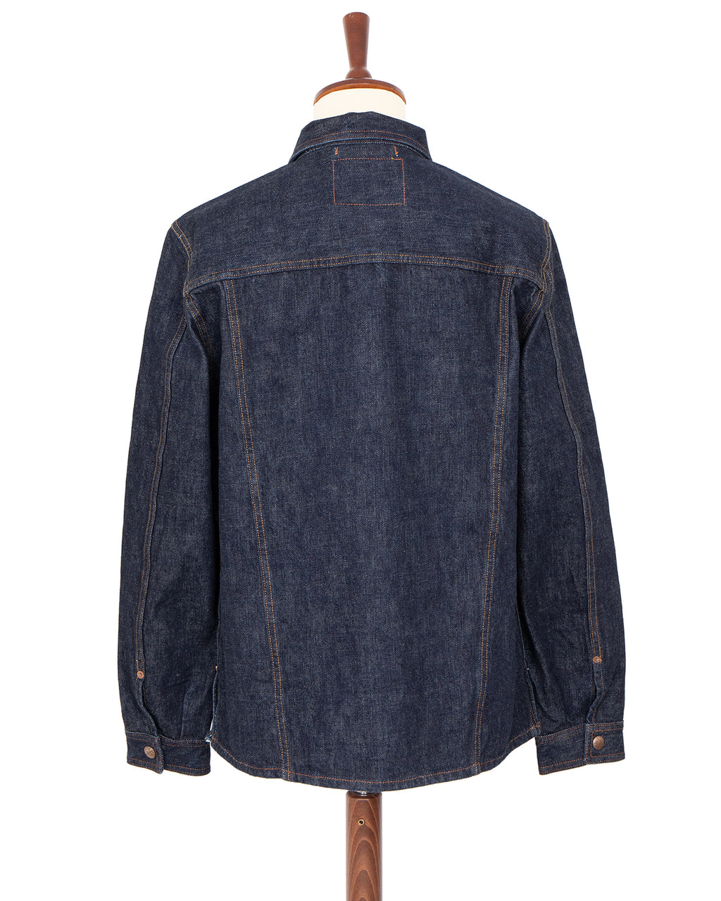 Indigofera Fargo Trucker Jacket, Shiroyama Rinsed