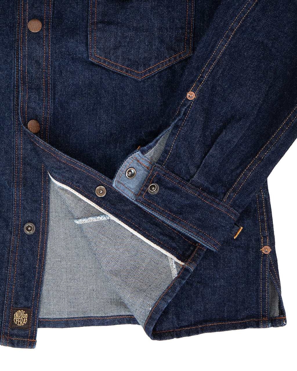 Indigofera Fargo Trucker Jacket, Vintage 70s Denim