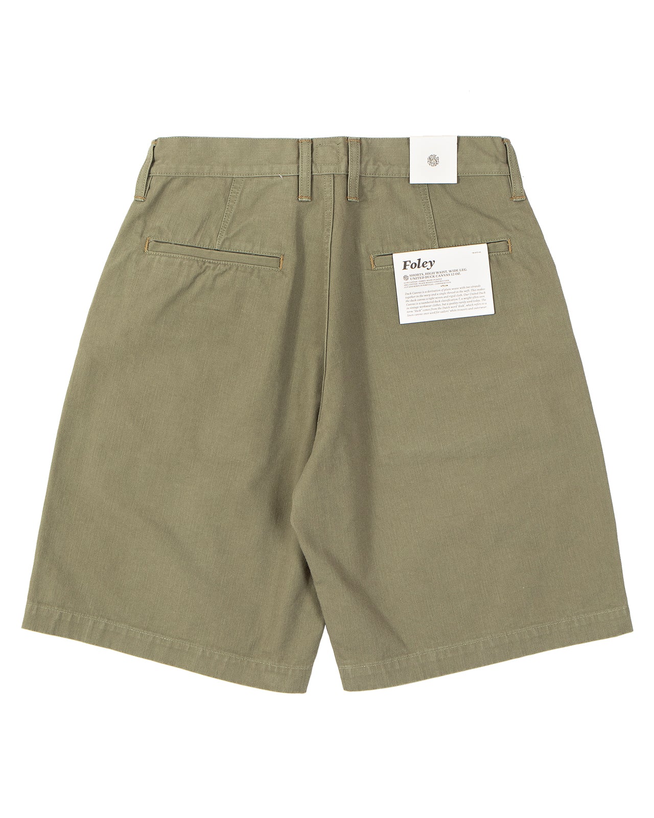 Indigofera Foley Shorts, United Duck Canvas, Green