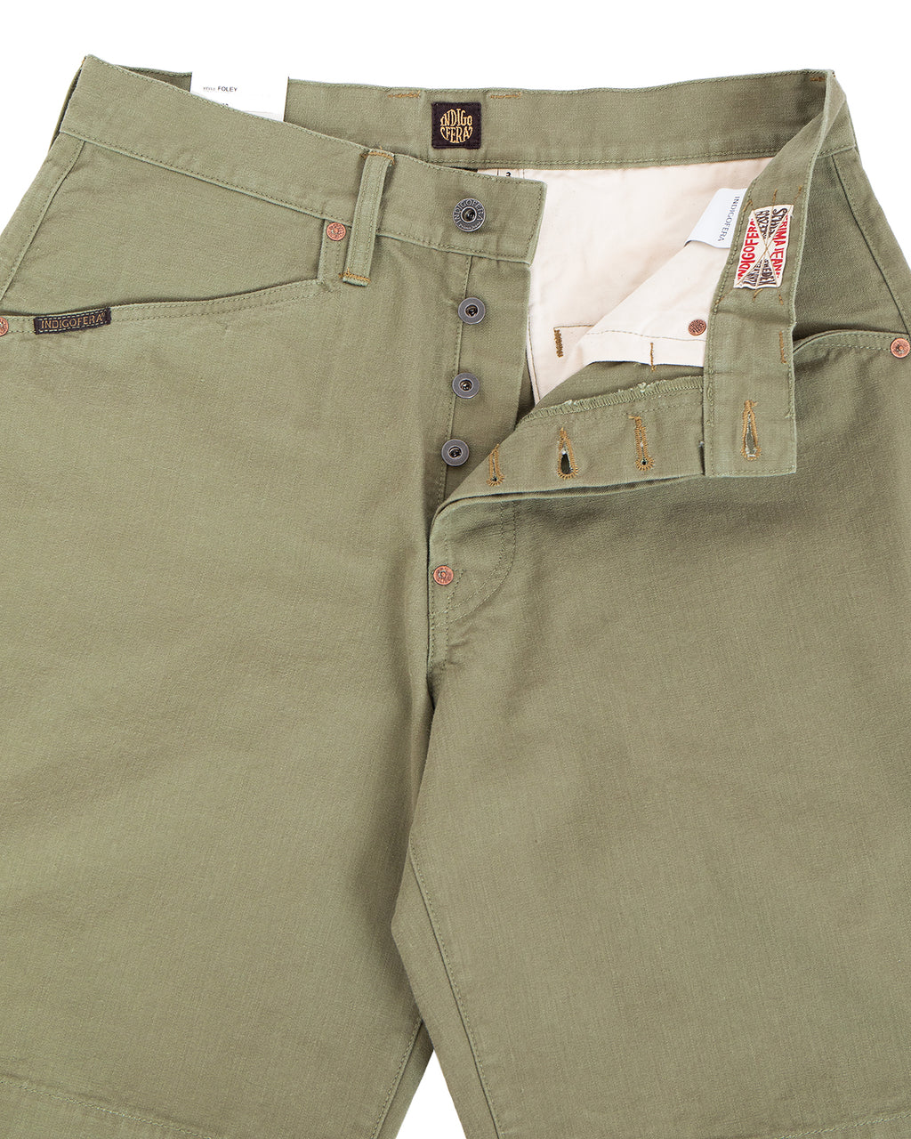 Indigofera Foley Shorts, United Duck Canvas, Green