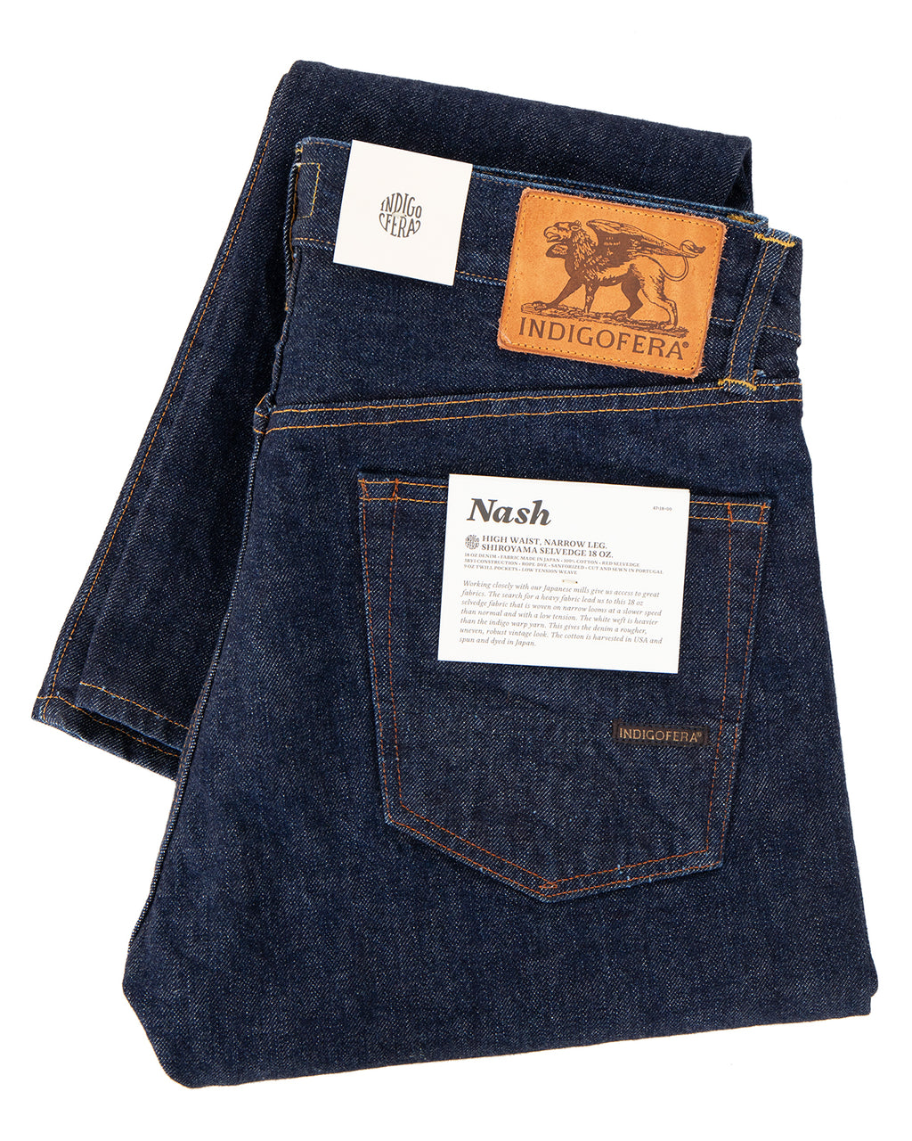 Indigofera Nash Jeans, Shiroyama Rinse