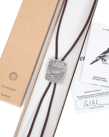 Indigofera x O.P Jewellery, Snake River Bolo Tie