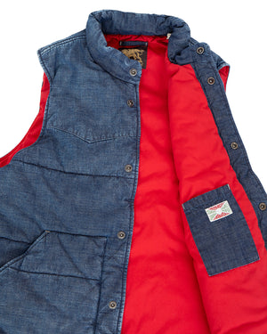 Indigofera Stosh Vest, Mil Chambray