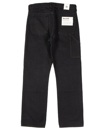 Indigofera Wendell Pants, Smithson Canvas, Black Rinse