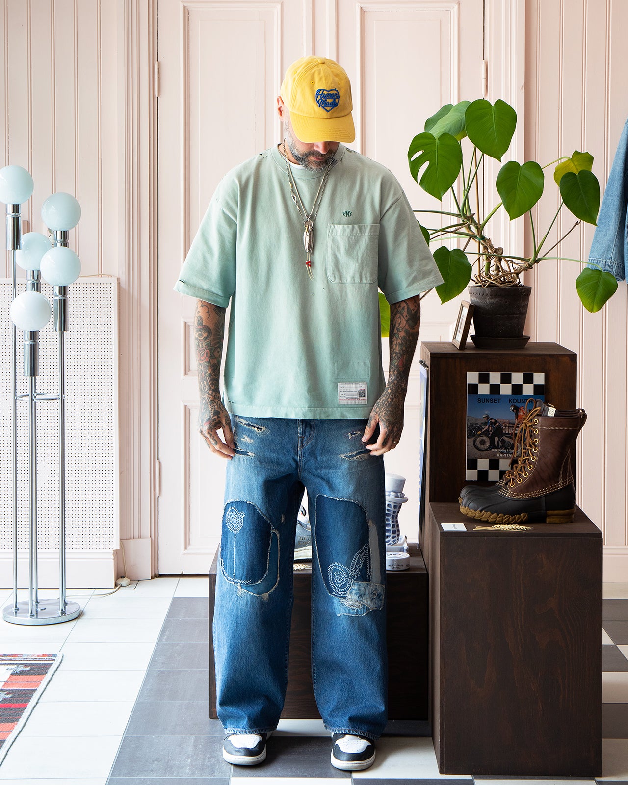 Human Made 6 Panel Cap #1, Yellow – Pancho And Lefty - Online Store