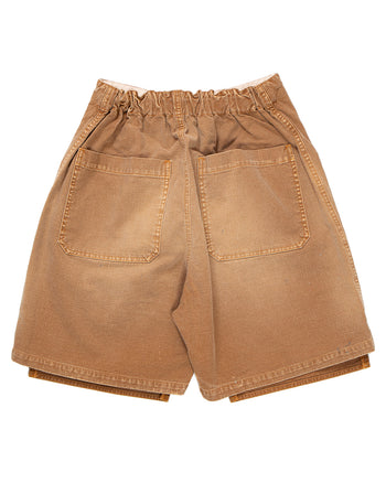 Kapital Canvas W-Knee Easy Shorts, Banana Patch Remake