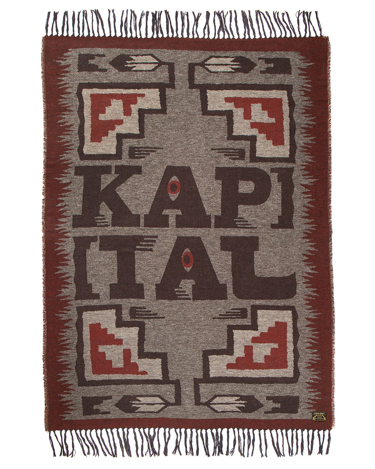 Kapital Speakeasy Blanket, Red