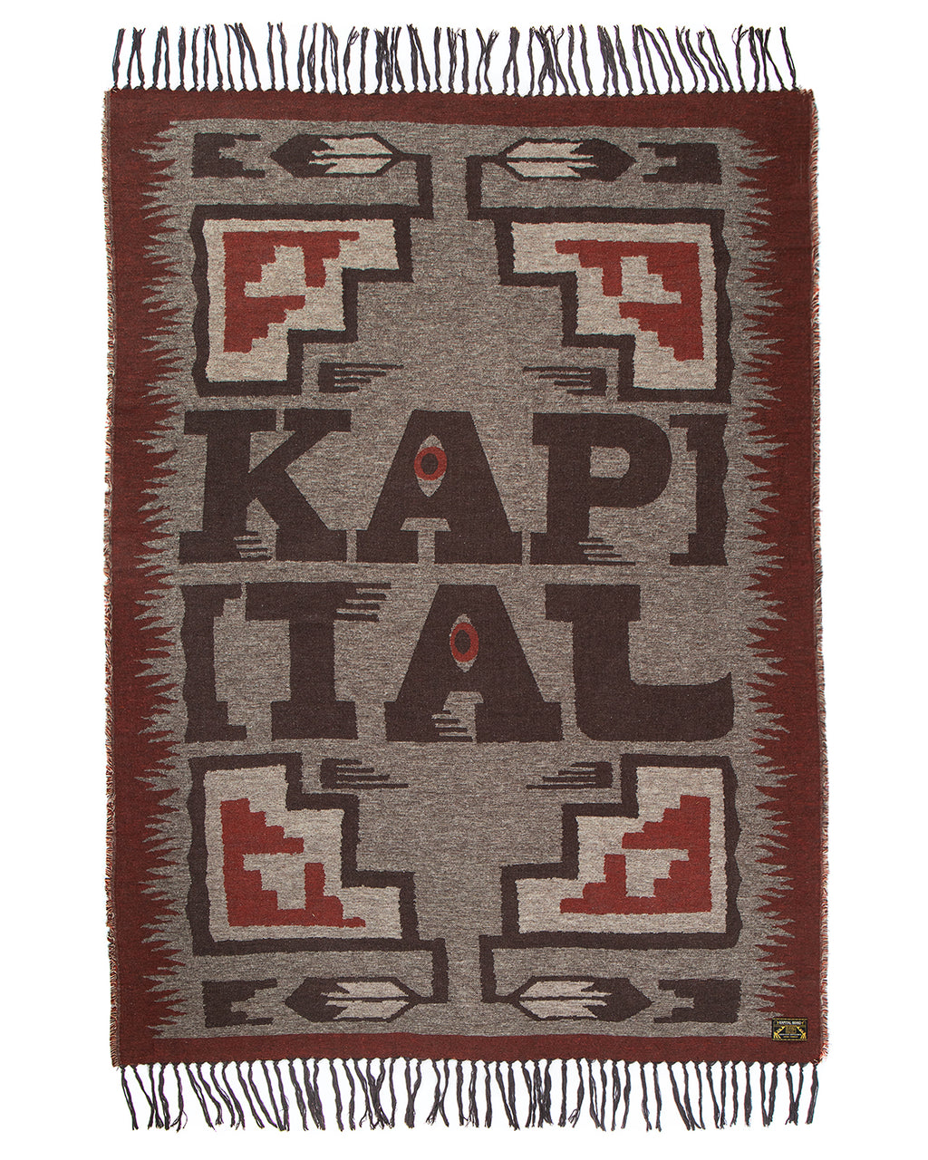 Kapital Speakeasy Blanket, Red