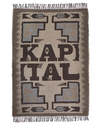 Kapital Speakeasy Blanket, Beige