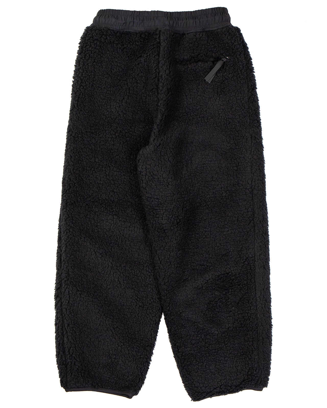 Kapital Bone Boa Fleece Easy Pants, Black