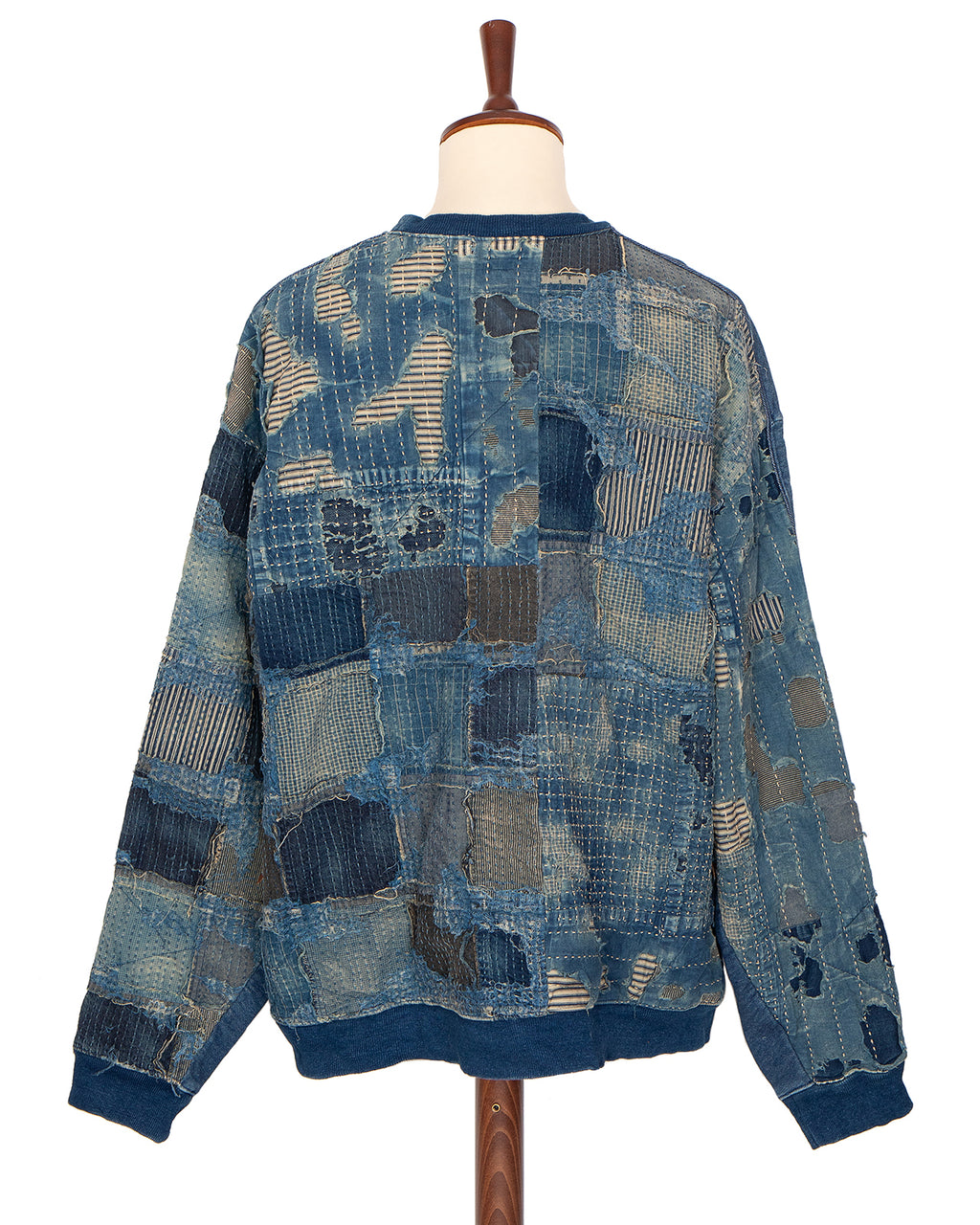 Kapital Indigo x BORO 2Tones Big Sweater