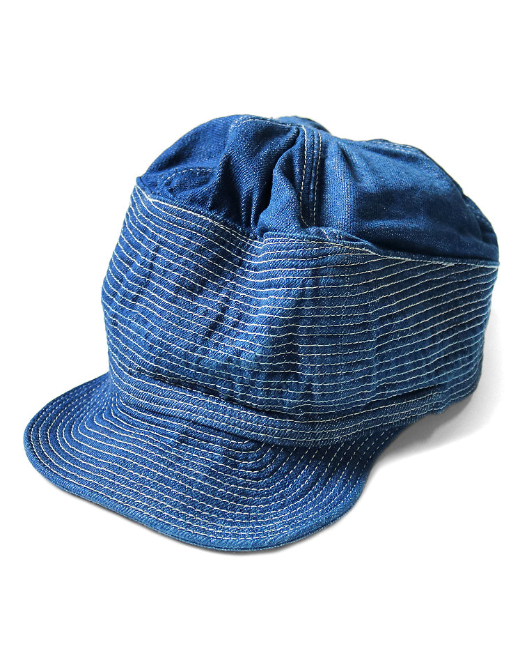 Kapital 11.5oz Denim The Old Man And The Sea Cap, Light