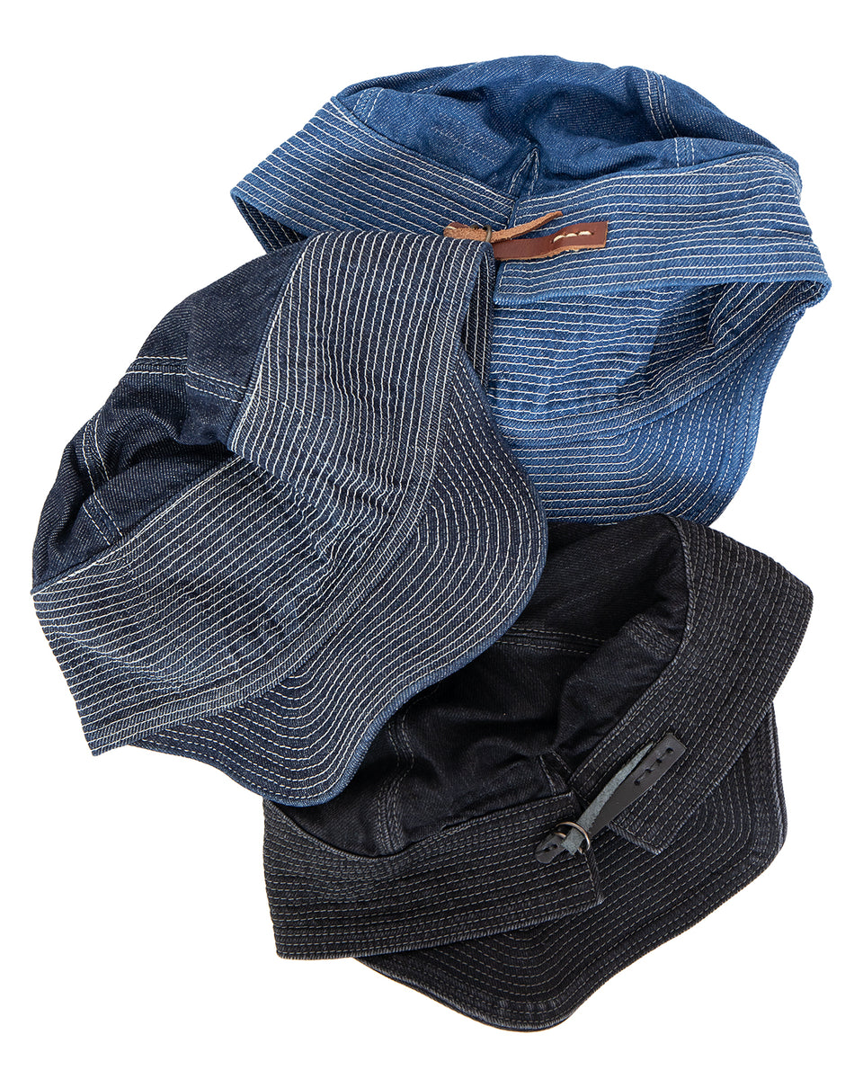 Kapital 11.5oz Denim The Old Man And The Sea Cap, Light