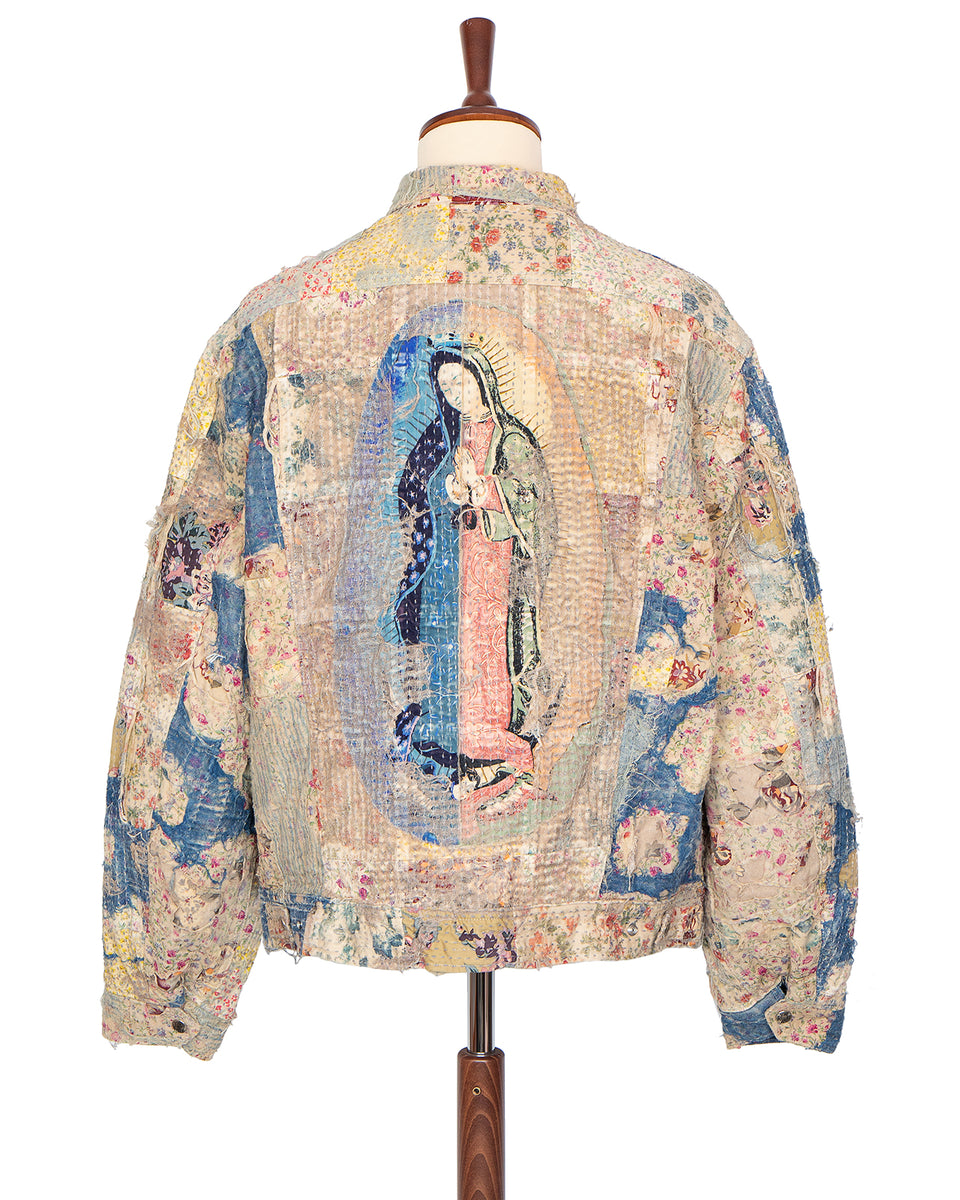 Kapital Champetre Boro Zip Up Blouson (VIRGIN MARY)