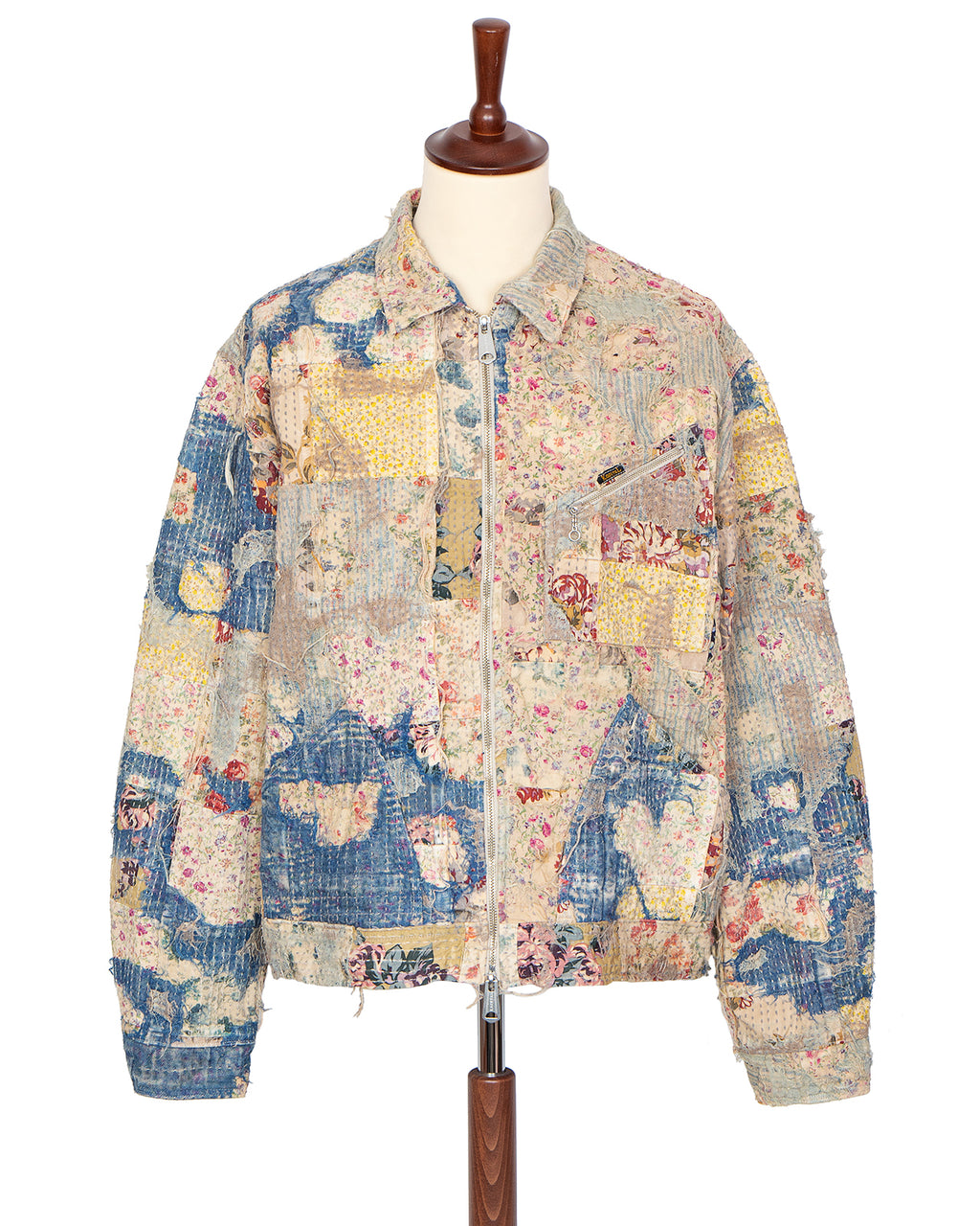 Kapital Champetre Boro Zip Up Blouson (VIRGIN MARY)